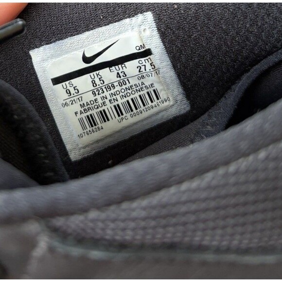 Nike SB Portmore 2 Solar Mid Premium Black Leather Shoe 923199-001 Men’s 9.5 main image 4